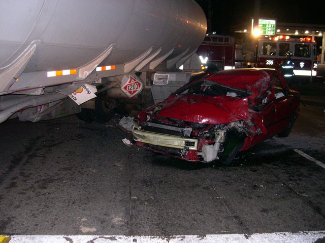 Car Vs. Tanker MVA On Rt. 202 on 5/27/05